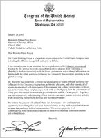 Congress Letter